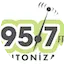 Logo Sintonízate 95.7 FM