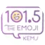 Logo KEMJ 101.5 The Emoji
