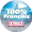 Logo Skyrock 100% Francais