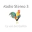 Logo Radio stereo 3 la voz del gallito