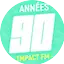 Logo Impact FM - Années 90
