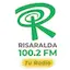 Logo Risaralda 100.2 F.M. Tu Radio