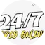 Logo 24/7 Radio tu radio amiga
