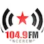 Logo Radio Venceremos 104.9 FM