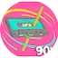 Logo 100FM Radius - 90s