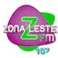 Logo Radio Zona Leste FM 107.5 Div Das Laranjeiras
