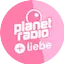 Logo planet radio plus liebe