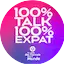 Logo 100% Talk 100% Expat