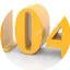 Logo Rádio Novo FM 104 FM