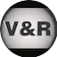 Logo vida y rock and roll
