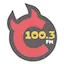 Logo La Calurosa 100.3 FM Ensenada
