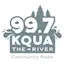 Logo 99.7 KQUA The River