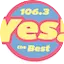 Logo 106.3 Yes The Best