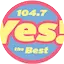 Logo 104.7 Yes The Best