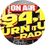 Logo 94.1 Turn It Up Radio