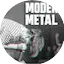 Logo Rock Antenne Modern Metal
