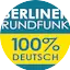 Logo Berliner Rundfunk 100 % Deutsch