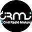 Logo Civil Radio Miskolc - Synth wave