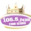 Logo 105.5 FM/AM 1430 The King