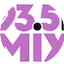 Logo 93.5 FM The Mix - KCVM