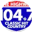 Logo Highway 104.7 FM - WJSH