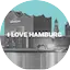Logo delta radio I love Hamburg