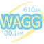 Logo WAGG 610 AM and 100.1 FM