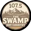 Logo 107.5 The Swamp Hot Country