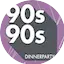Logo 90s90s HITS - Dinner Party