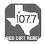 Logo 107.7 The Red Dirt Rebel