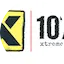 Logo X107.5 - X-treme radio