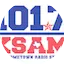 Logo KSAM 101.7 FM