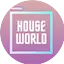 Logo Radio 1 House World