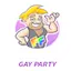 Logo Feierfreund - 100% GAY PARTY