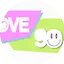 Logo Love 90s
