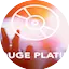Logo Rouge FM - Platine