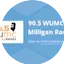 Logo 90.5 WUMC Milligan Radio