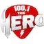 Logo 100.1 The Hero