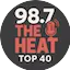 Logo 98.7 The Heat