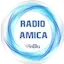 Logo Radio Amica in Blu