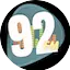 Logo Rádio 92FM Caratinga
