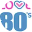 Logo Love 80's - DAB