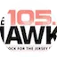Logo 105.7 The HAWK