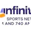 Logo Infinity Sports Network 107.1 FM 740 AM WVLN