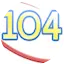 Logo 104 FM + Alternativa