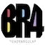 Logo Rádio BR4 Quadrangular