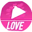 Logo 100% Radio - Love