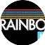 Logo 89 FM Rainbow Μπλέ