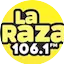 Logo La Raza 106.1 FM