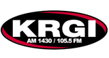 Logo KRGI AM 1430/105.5 FM